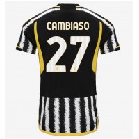 Stroje piłkarskie Juventus Andrea Cambiaso #27 Koszulka Podstawowej 2023-24 Krótki Rękaw